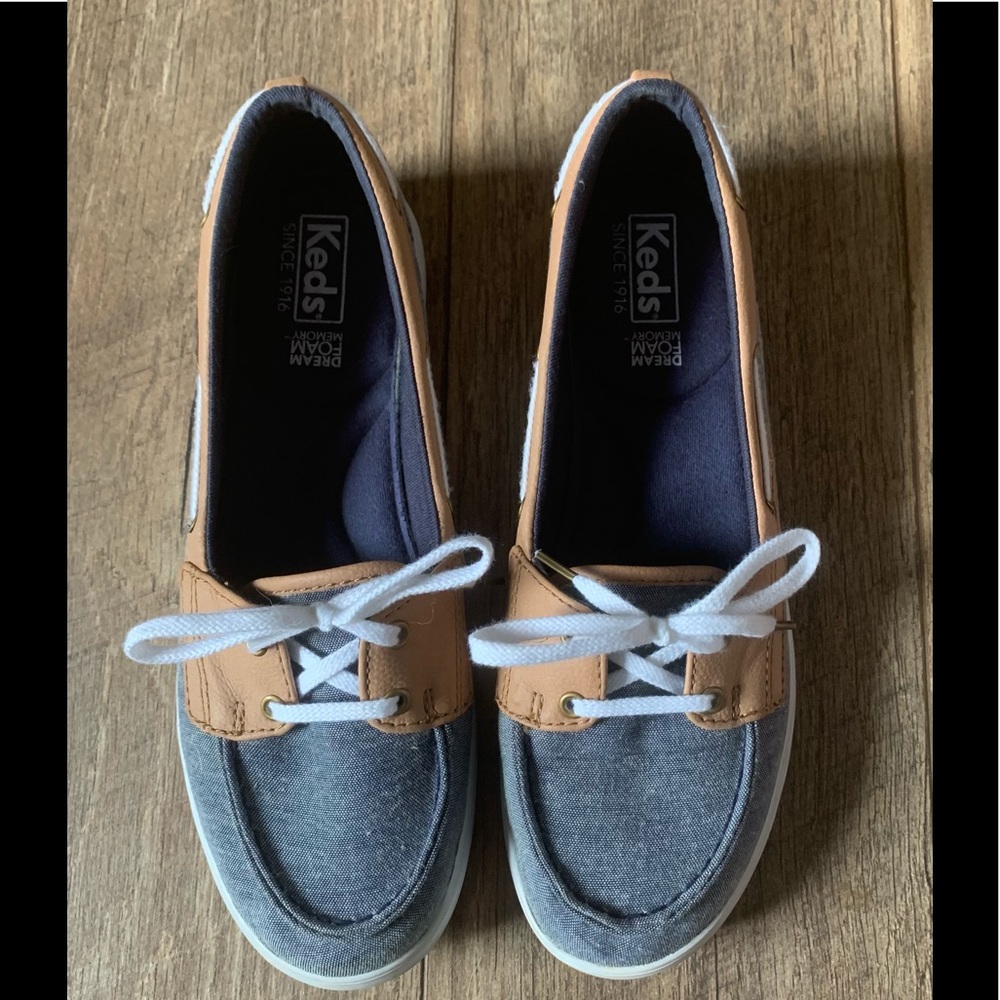NWOT Keds Slip Ons With Dream Foam Memory Insoles